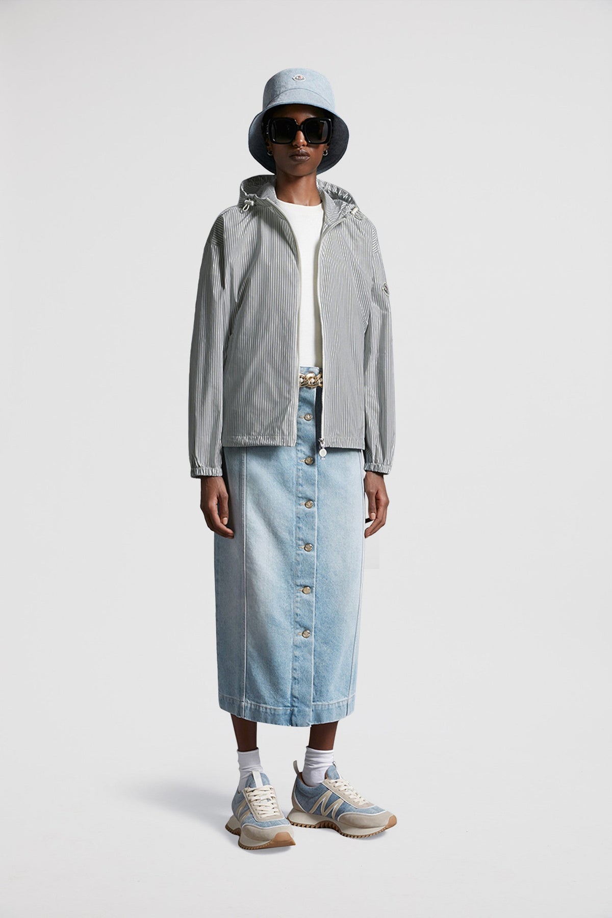 Festo Hooded Jacket – crafted from taffeta Hood Zipper closure Zipped welt pockets Hood and hem – LUX VERSE Luxury Designer Fashion Outlet