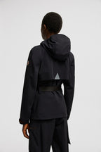 Fex Hooded Shell Jacket – multi-functional: the practical puffer boasts pull-out gloves and is packable- – LUX VERSE Luxury Designer Fashion Outlet