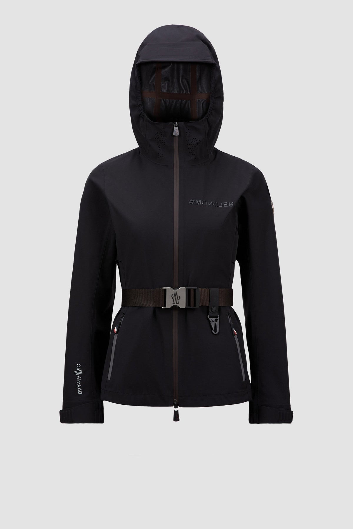 Fex Hooded Shell Jacket – crafted from micro ripstop Nylon lining Down-filled Water-repellent-look two-way – LUX VERSE Luxury Designer Fashion Outlet