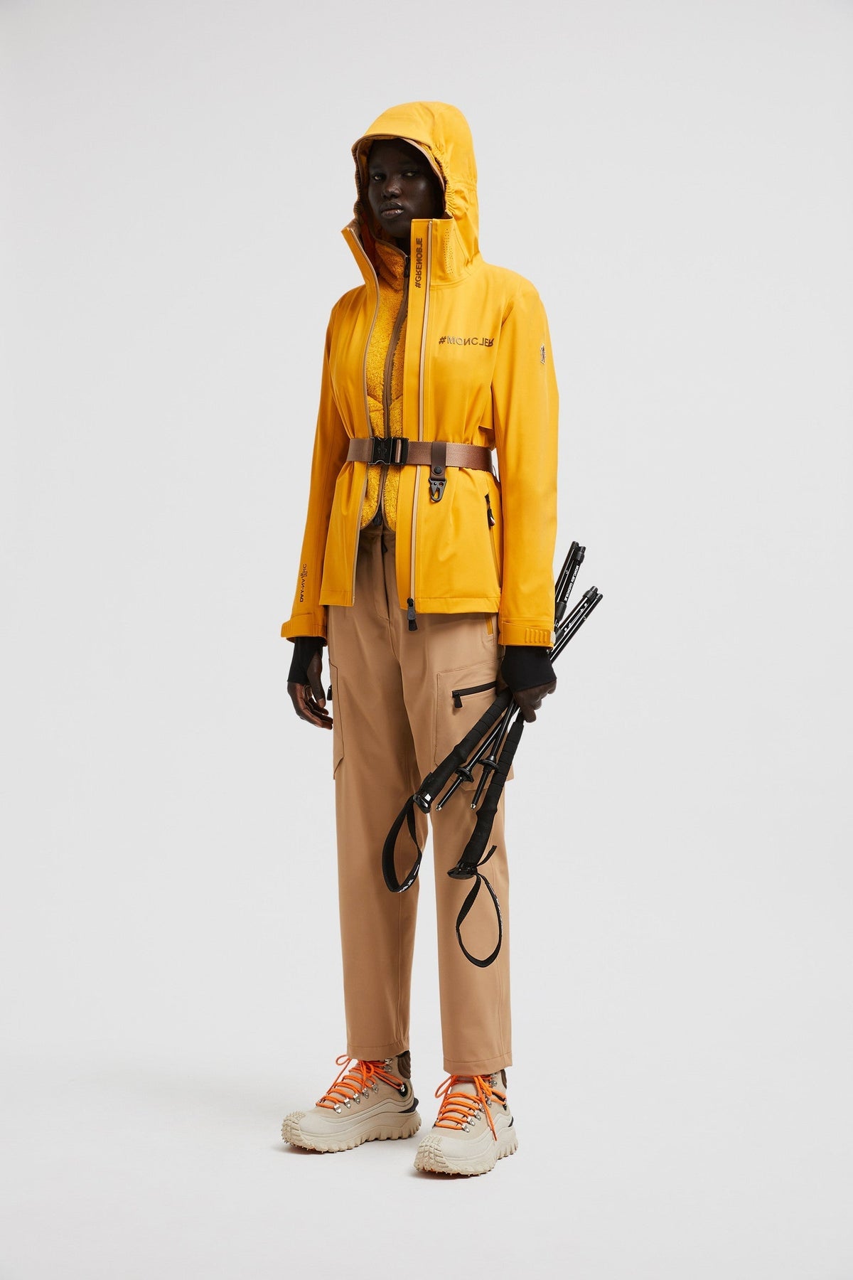 Fex Hooded Shell Jacket – crafted from micro ripstop Nylon lining Down-filled Water-repellent-look two-way – LUX VERSE Luxury Designer Fashion Outlet
