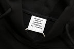 Schwarzer Baumwoll-Logo-Pullover für Herren