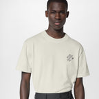 Signature Short-Sleeved T-Shirt – made from a fine compact cotton knit, it features an embroidered signature – LUX VERSE Luxury Designer Fashion Outlet