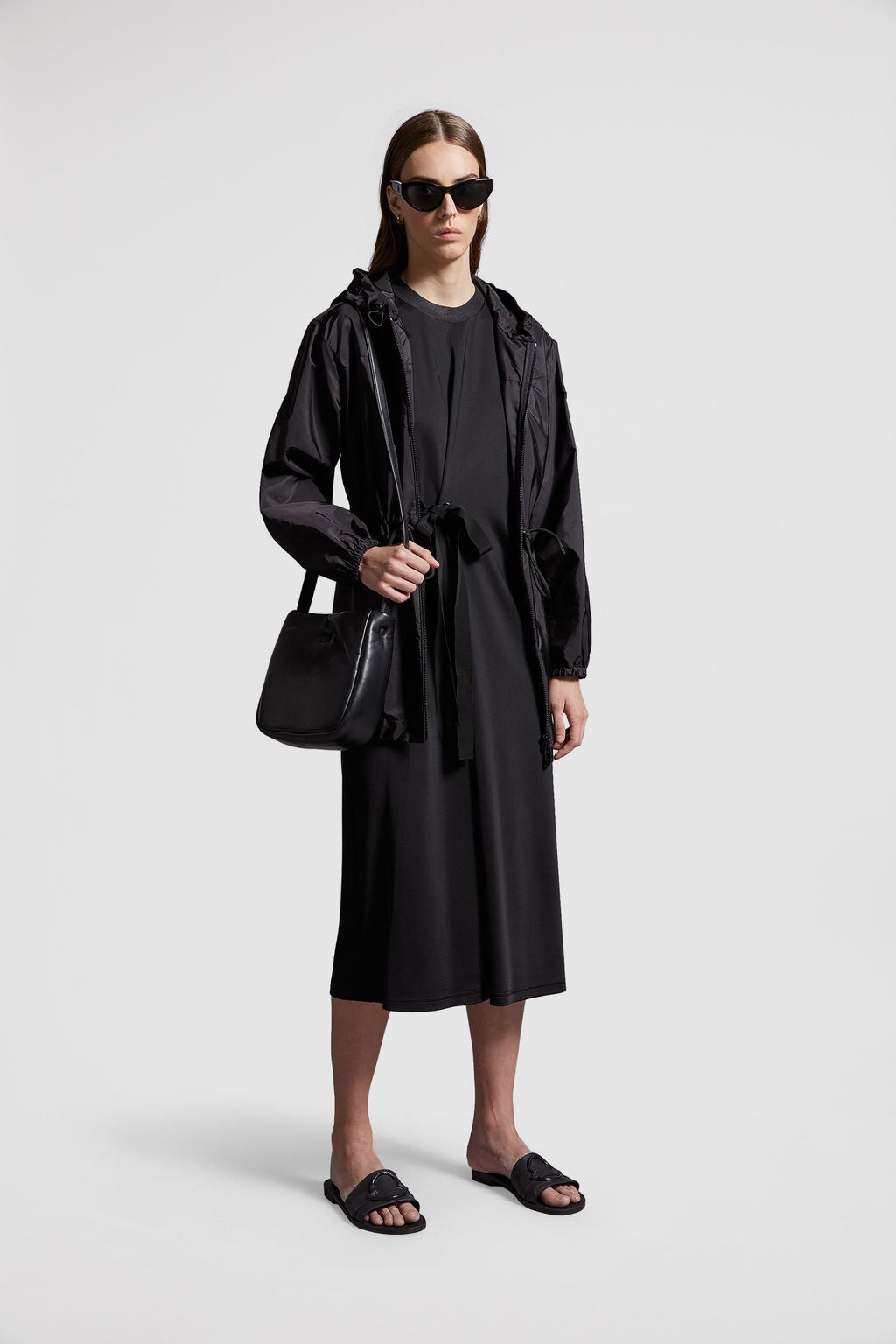 Filira Hooded Jacket – an adjustable waistline allows you to play with the feminine fit – LUX VERSE Luxury Designer Fashion Outlet