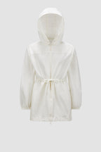 Filira Hooded Jacket – an adjustable waistline allows you to play with the feminine fit – LUX VERSE Luxury Designer Fashion Outlet