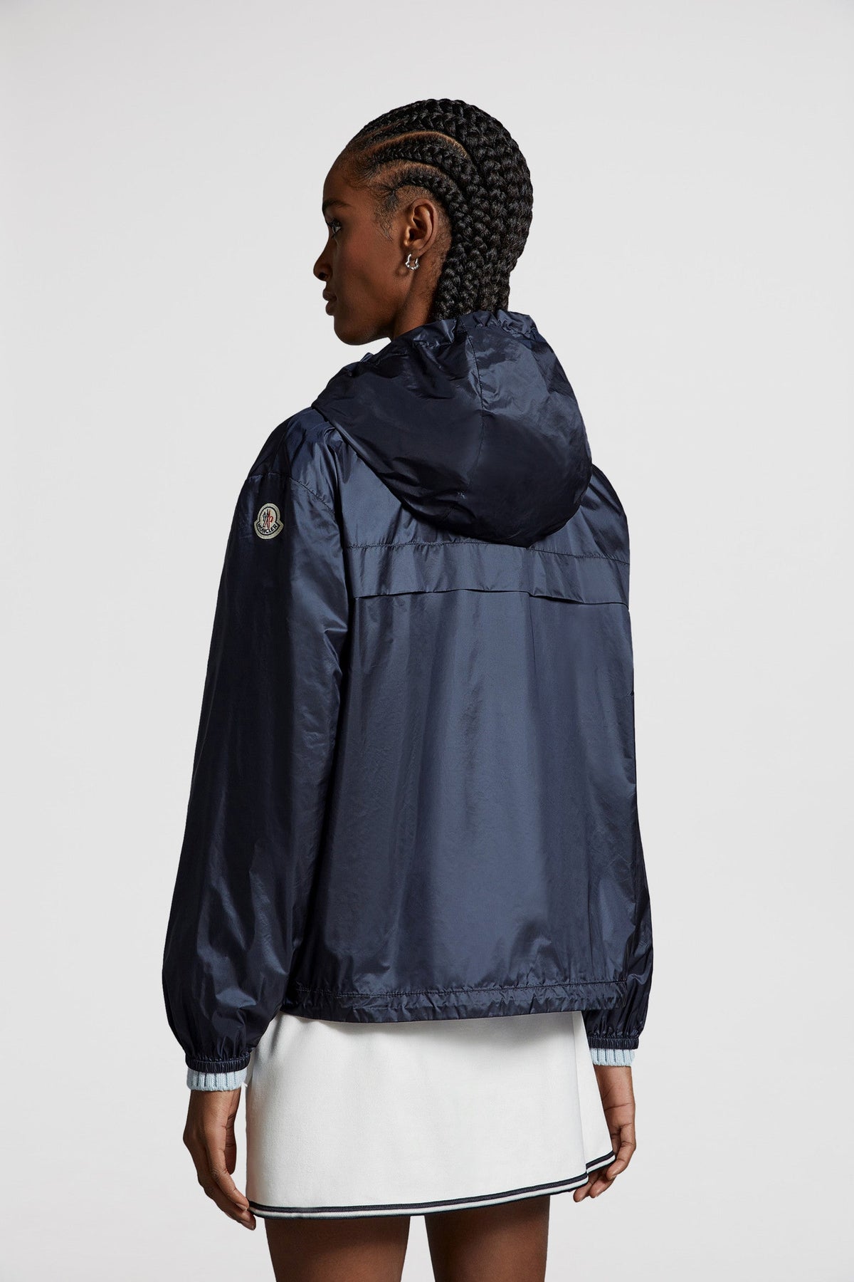 Filiria Hooded Glossy Jacket – emblematic of brand DNA, the Bayard short down jacket is crafted from nylon laqué - – LUX VERSE Luxury Designer Fashion Outlet