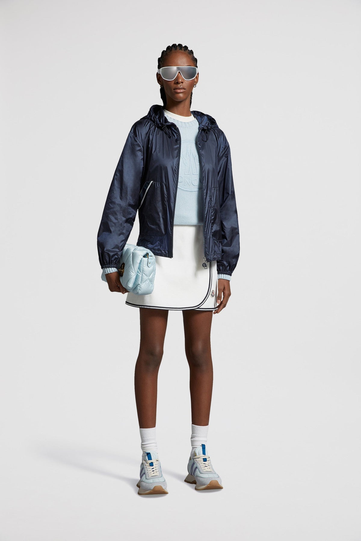 Filiria Hooded Glossy Jacket – the hooded puffer is featured in a classic silhouette, adding the finishing touch to – LUX VERSE Luxury Designer Fashion Outlet