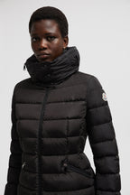 Flammette Long Down Jacket – crafted from nylon technique Nylon technique lining Down-filled Pull-out hood Zipper – LUX VERSE Luxury Designer Fashion Outlet