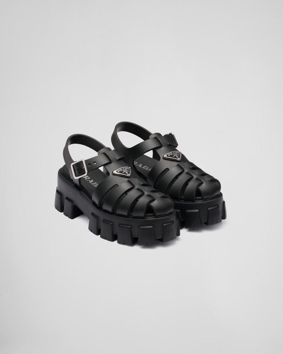Foam rubber sandals – made of rubber for a fun, contemporary look, the silhouette reinterprets retro beach – LUX VERSE Luxury Designer Fashion Outlet