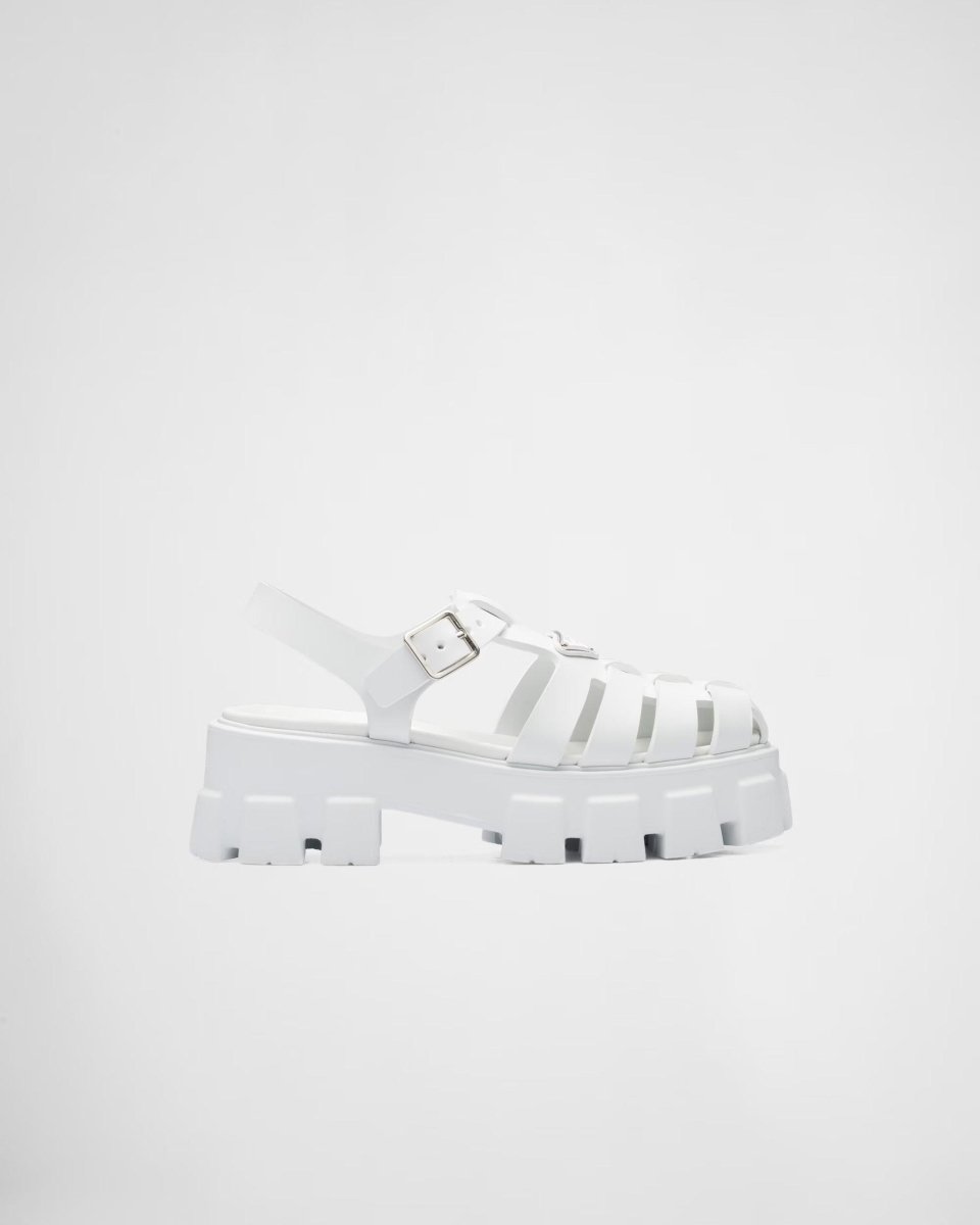 Foam rubber sandals – the chunky yet lightweight design of the iconic Monolith sole made of rubber is an – LUX VERSE Luxury Designer Fashion Outlet
