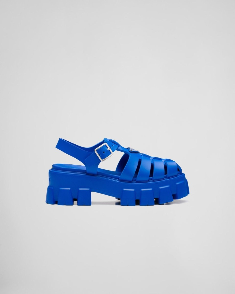 Foam rubber sandals – the chunky yet lightweight design of the iconic Monolith sole made of rubber is an – LUX VERSE Luxury Designer Fashion Outlet