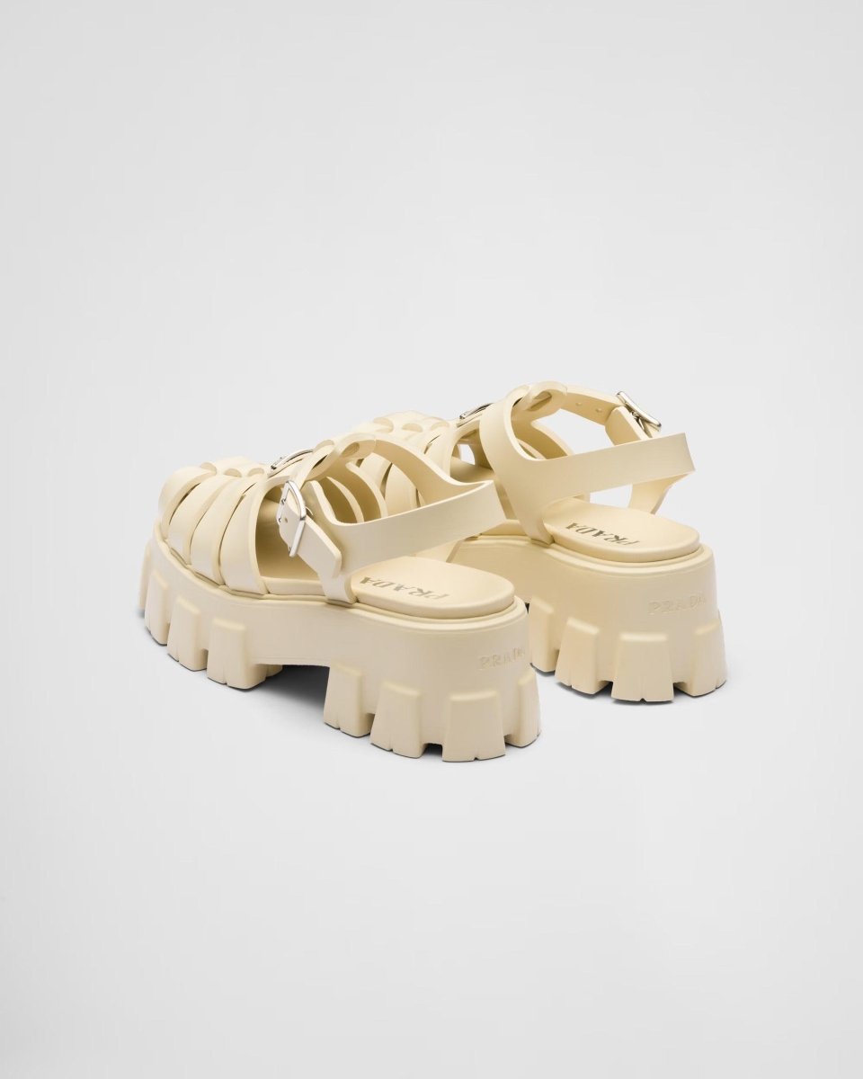 Foam rubber sandals – made of rubber for a fun, contemporary look, the silhouette reinterprets retro beach – LUX VERSE Luxury Designer Fashion Outlet