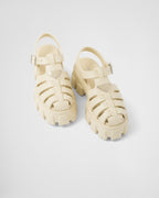 Foam rubber sandals – the chunky yet lightweight design of the iconic Monolith sole made of rubber is an – LUX VERSE Luxury Designer Fashion Outlet