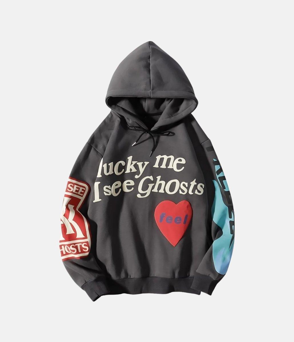 Freeee Hoodie | kids See Ghosts – material: Premium Cotton Design: Foam Print | Fit type: Regular Fit – LUX VERSE Luxury Designer Fashion Outlet