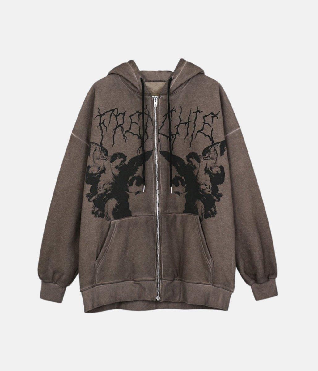 Frenchie Hoodie – material: 100% Cotton Design: High Quality Print | Zipper Fit type: Regular – LUX VERSE Luxury Designer Fashion Outlet