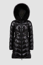 Fulmarus Long Down Jacket – the Fulmarus long down jacket is crafted in classic nylon laqué with graphic chevron – LUX VERSE Luxury Designer Fashion Outlet