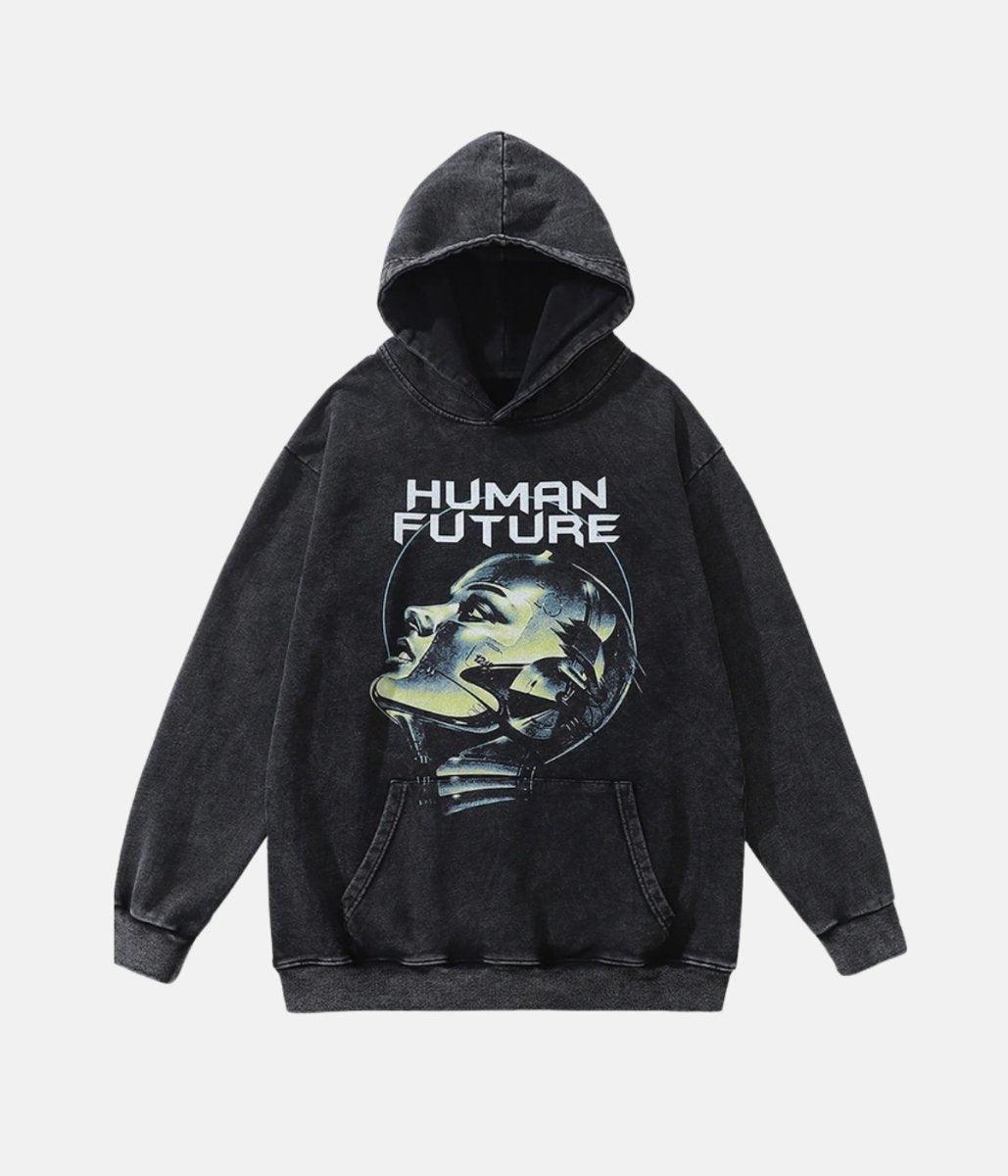 Future Hoodie – material: Premium Cotton & Polyester Design: High Quality Print Fit type – LUX VERSE Luxury Designer Fashion Outlet