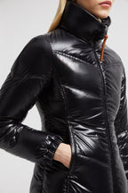 Gast Short Down Jacket – the short puffer is crafted from iconic nylon laqué, a down proof fabric – LUX VERSE Luxury Designer Fashion Outlet