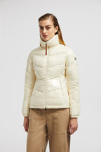 Gast Short Down Jacket – the short puffer is crafted from iconic nylon laqué, a down proof fabric – LUX VERSE Luxury Designer Fashion Outlet