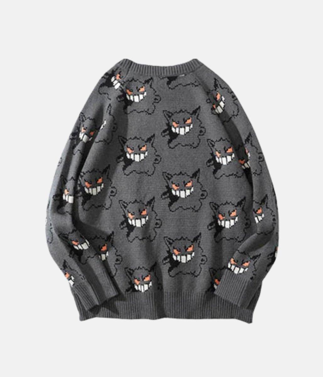 Gengar Sweatshirt – m, L, XL, XXL SIZING INFO SIZE (cm) Bust Shoulder Length Sleeve M 130 – LUX VERSE Luxury Designer Fashion Outlet