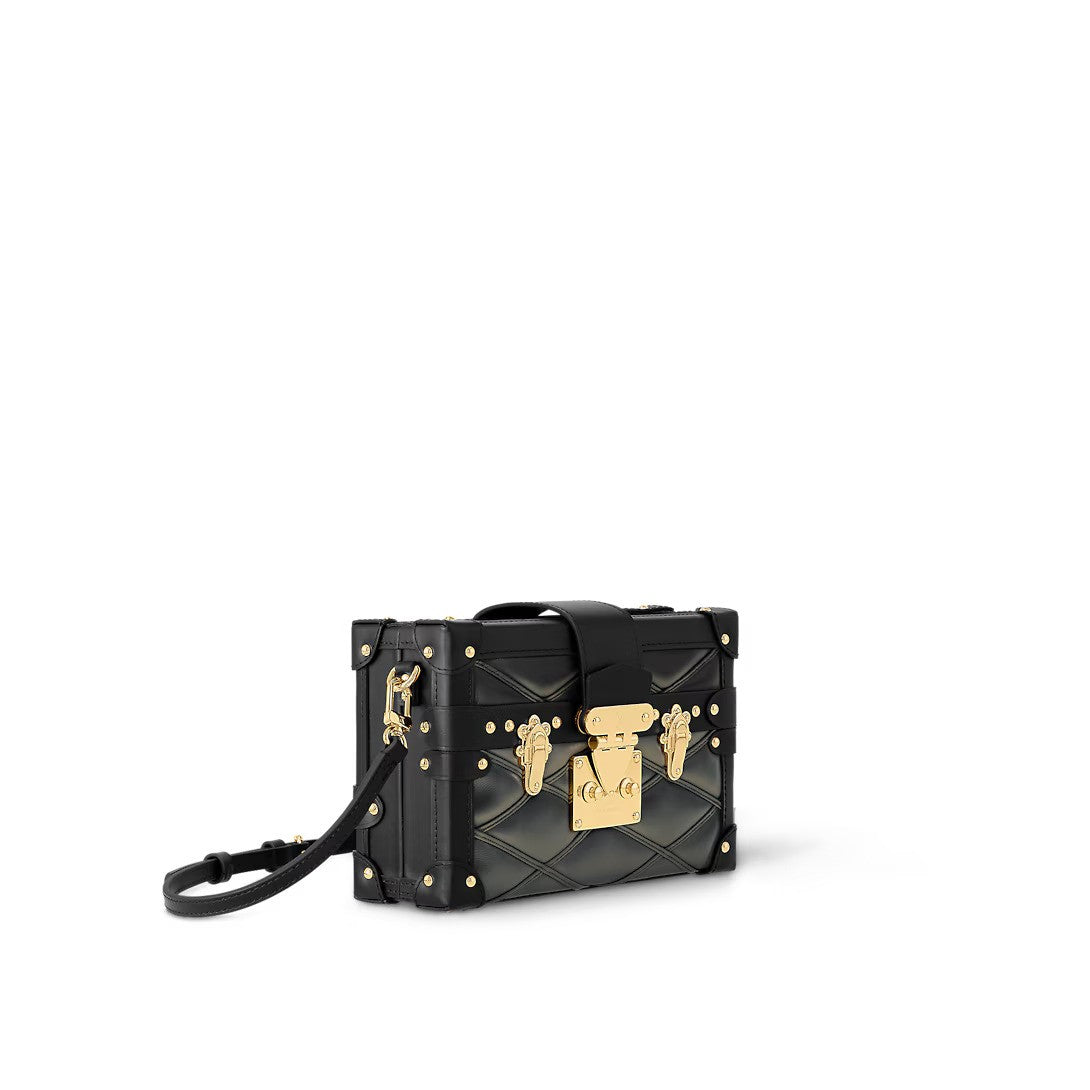 Vuitton Petite Malle – the Petite Malle handbag takes on a luxurious feel in padded lambskin with – LUX VERSE Luxury Designer Fashion Outlet