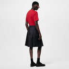 Cotton Pique T-Shirt With Embroidered LV Patch – it is made from a smart cotton piqué, which is elevated with a subtle tonal Damier – LUX VERSE Luxury Designer Fashion Outlet