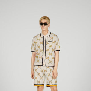 GG cotton bowling shirt