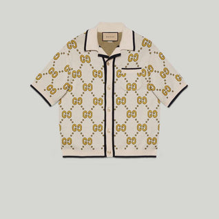 GG cotton bowling shirt