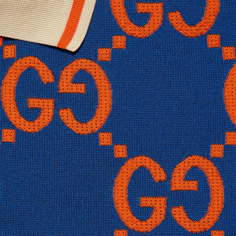 GG cotton jacquard polo T-shirt – season after season, the House develops new designs, always drawing attention to the – LUX VERSE Luxury Designer Fashion Outlet