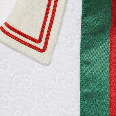 GG cotton terry cloth polo with Web - LUX VERSE - Luxury designer fashion outlet