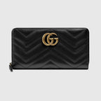 Gg Marmont Zip Around Wallet – the GG Marmont collection is defined by the emblematic Double G hardware—a – LUX VERSE Luxury Designer Fashion Outlet