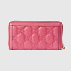 Gg Matelassé Zip-around Wallet – the design presents a contemporary approach to the '90s logo trend, here it defines – LUX VERSE Luxury Designer Fashion Outlet