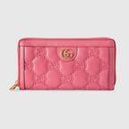 Gg Matelassé Zip-around Wallet – matelassé leather continues to come to the fore in unique ways each season – LUX VERSE Luxury Designer Fashion Outlet