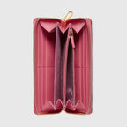 Gg Matelassé Zip-around Wallet – with a super soft finish, the signature material is reimagined with a textured – LUX VERSE Luxury Designer Fashion Outlet