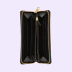 Gg Matelassé Zip-around Wallet – the design presents a contemporary approach to the '90s logo trend, here it defines – LUX VERSE Luxury Designer Fashion Outlet