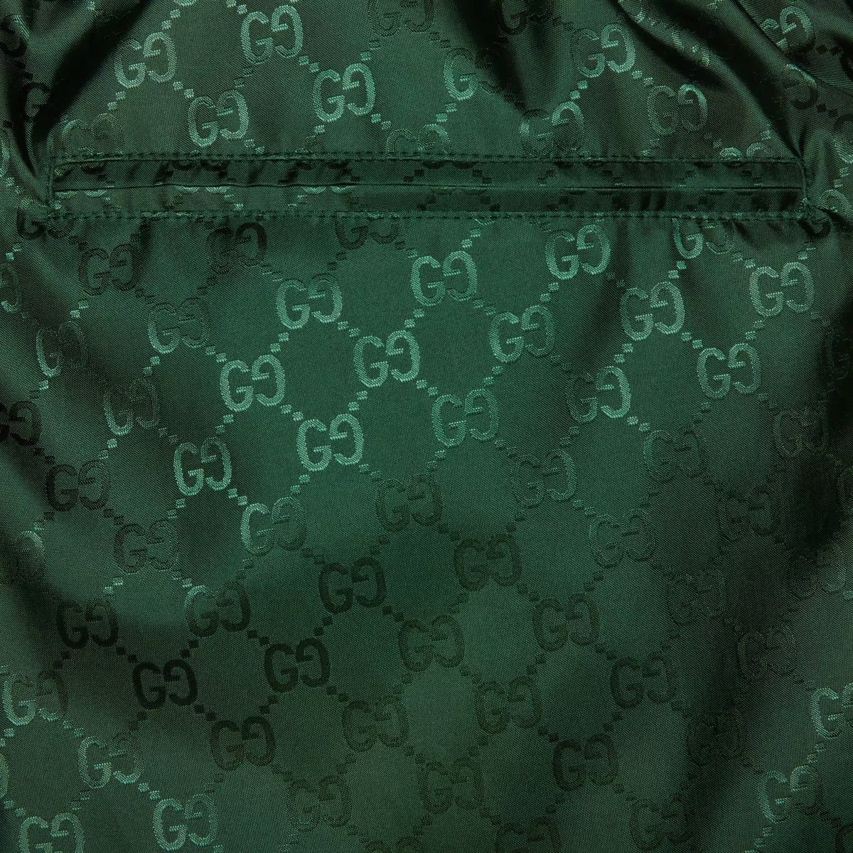 GG nylon jacquard swim shorts – presented here on nylon with the now recognisable bee appliqué – LUX VERSE Luxury Designer Fashion Outlet