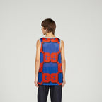GG print mesh tank top – a blend of unexpected designs and materials shapes ready-to-wear pieces throughout – LUX VERSE Luxury Designer Fashion Outlet