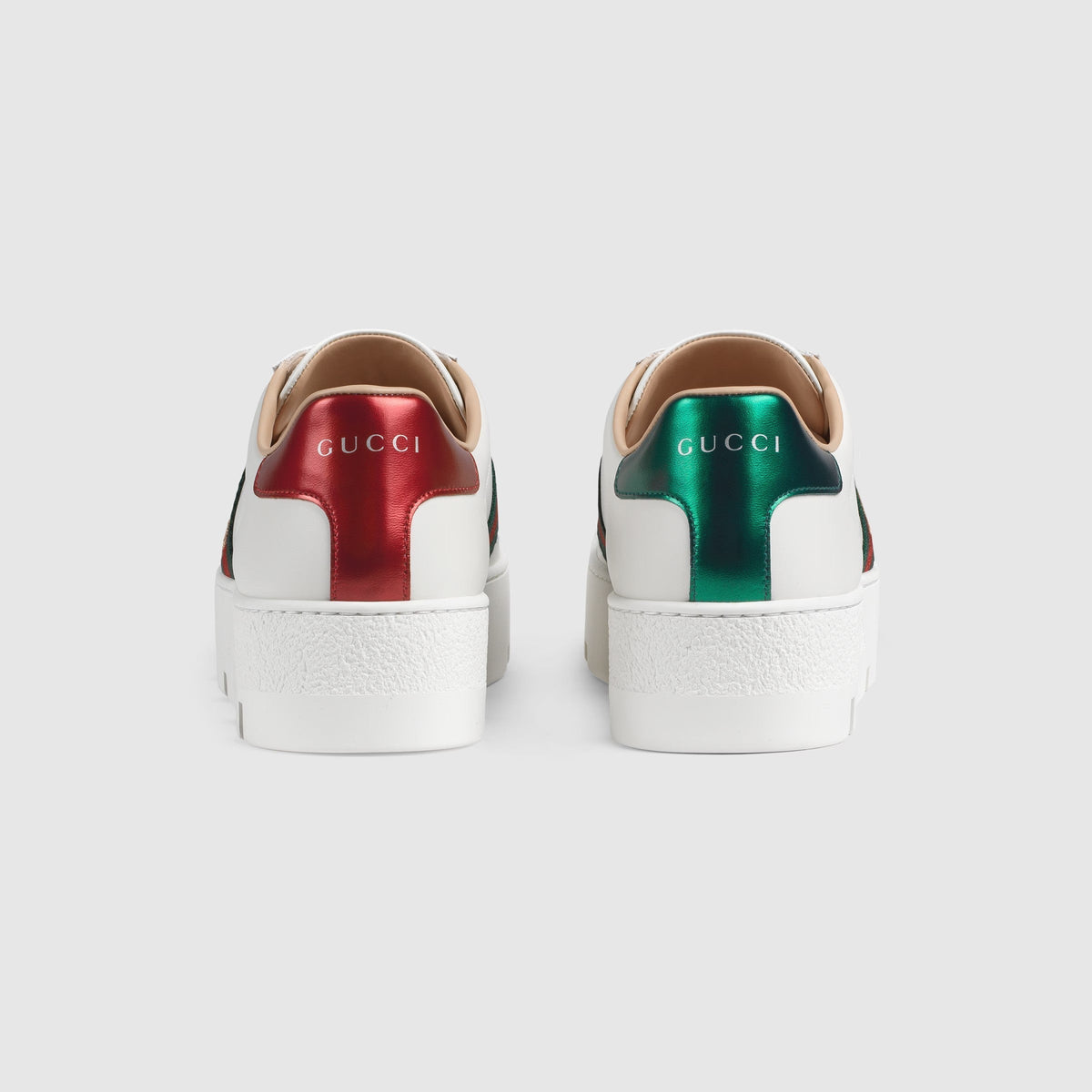 Women Ace Platform Sneakers – the classic Ace sneaker sits on a platform and features the metallic gold bee on – LUX VERSE Luxury Designer Fashion Outlet