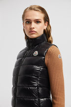 Ghany Down Vest – crafted from nylon laqué, the down vest is perfect for the city during – LUX VERSE Luxury Designer Fashion Outlet