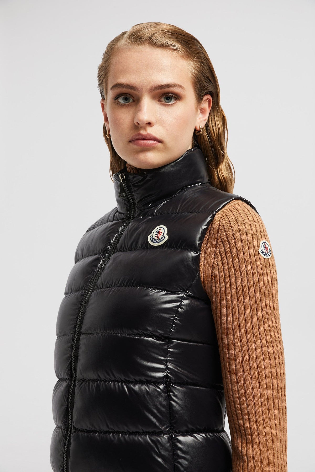 Ghany Down Vest – crafted from nylon laqué, the down vest is perfect for the city during – LUX VERSE Luxury Designer Fashion Outlet
