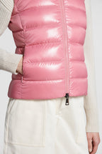 Ghany Down Vest – crafted from nylon laqué, the down vest is perfect for the city during – LUX VERSE Luxury Designer Fashion Outlet