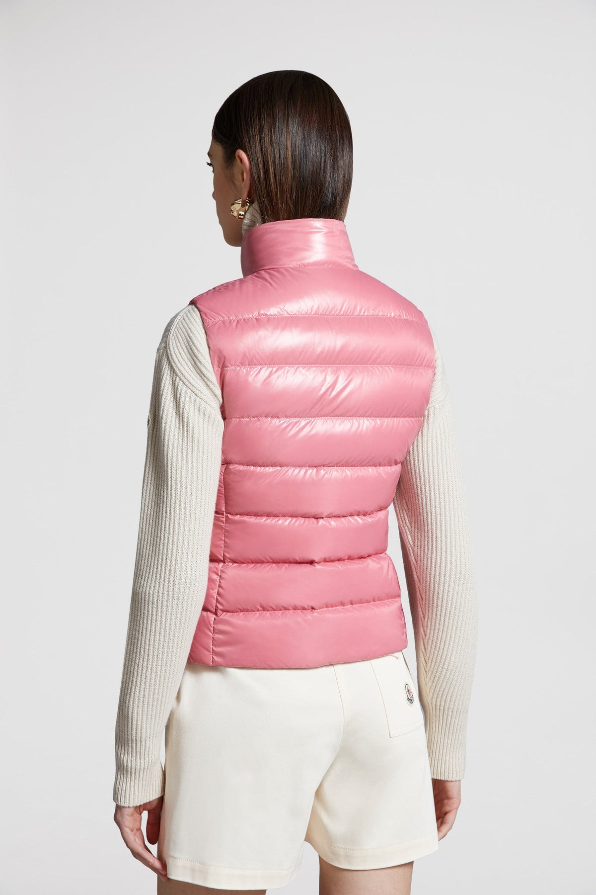 Ghany Down Vest – crafted from nylon laqué, the down vest is perfect for the city during – LUX VERSE Luxury Designer Fashion Outlet