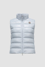 Ghany Down Vest – crafted from nylon laqué Nylon laqué lining Down-filled and boudin-quilted Zipper – LUX VERSE Luxury Designer Fashion Outlet