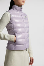Ghany Down Classic Vest – crafted from nylon laqué, the down vest is perfect for the city during – LUX VERSE Luxury Designer Fashion Outlet
