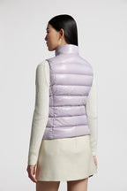 Ghany Down Classic Vest – crafted from nylon laqué Nylon laqué lining Down-filled and boudin-quilted Zipper – LUX VERSE Luxury Designer Fashion Outlet
