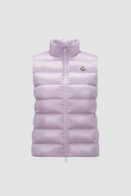 Ghany Down Classic Vest – crafted from nylon laqué Nylon laqué lining Down-filled and boudin-quilted Zipper – LUX VERSE Luxury Designer Fashion Outlet