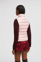 Ghany Down Classic Vest – crafted from nylon laqué Nylon laqué lining Down-filled and boudin-quilted Zipper – LUX VERSE Luxury Designer Fashion Outlet