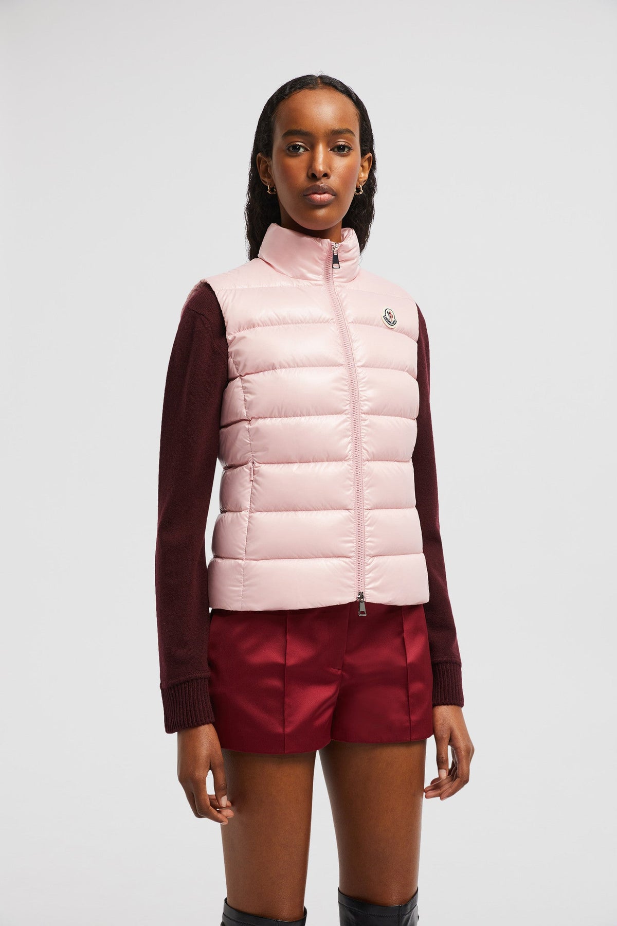 Ghany Down Classic Vest – crafted from nylon laqué, the down vest is perfect for the city during – LUX VERSE Luxury Designer Fashion Outlet