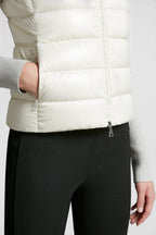 Ghany Down Vest – crafted from nylon laqué, the down vest is perfect for the city during – LUX VERSE Luxury Designer Fashion Outlet