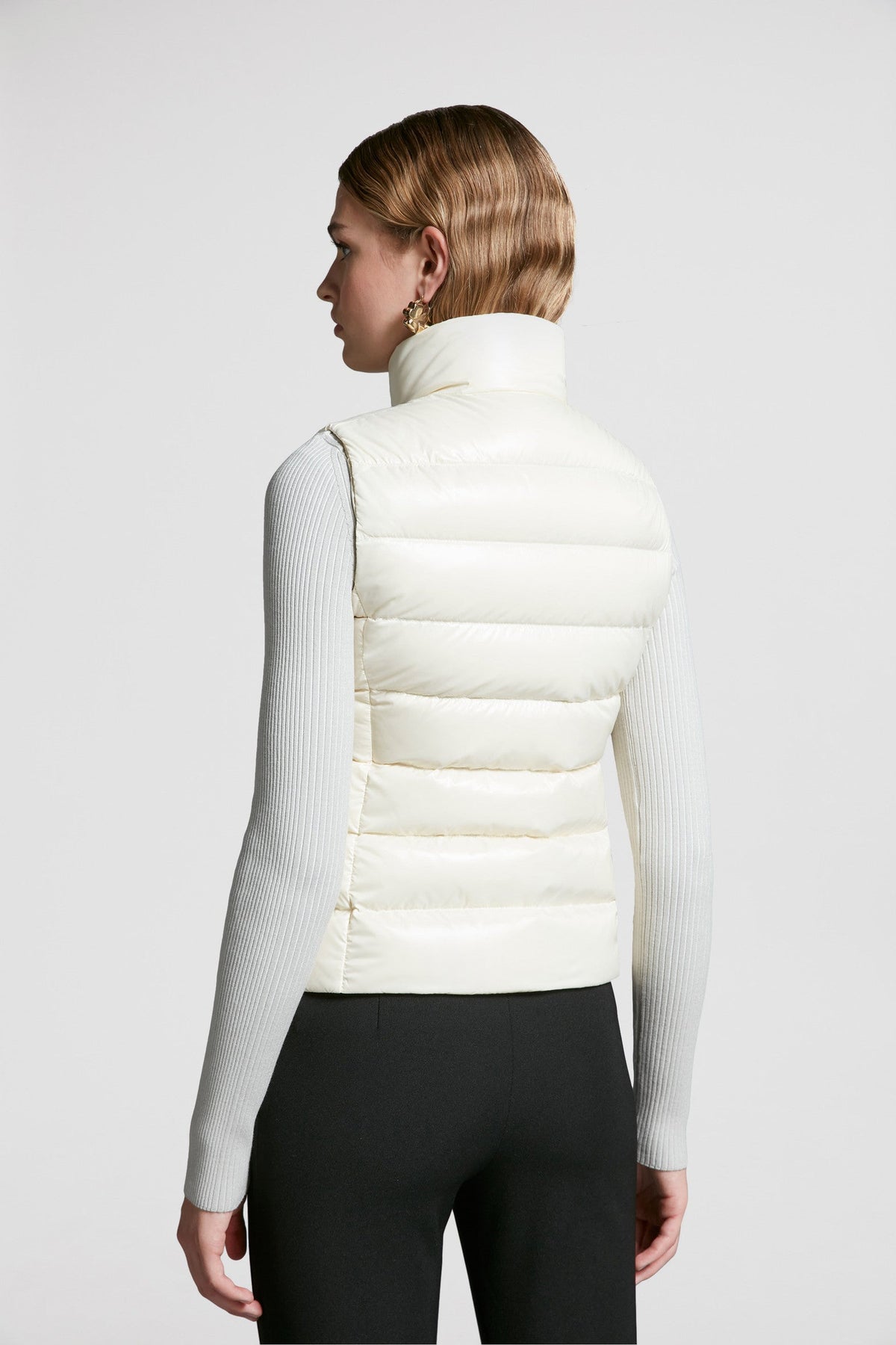 Ghany Down Vest – crafted from nylon laqué, the down vest is perfect for the city during – LUX VERSE Luxury Designer Fashion Outlet