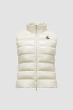 Ghany Down Vest – crafted from nylon laqué Nylon laqué lining Down-filled and boudin-quilted Zipper – LUX VERSE Luxury Designer Fashion Outlet